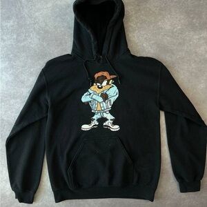 Vintage Looney Tunes Tasmanian Devil Full Graphic T Shirt S Size